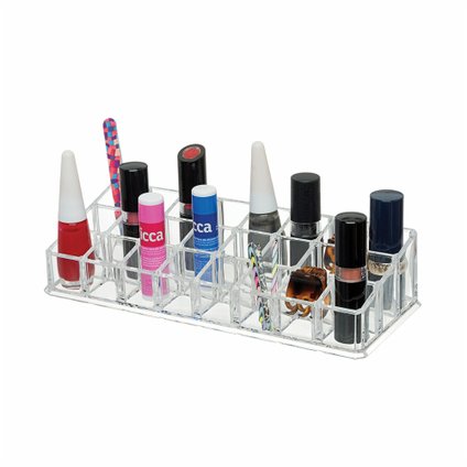 ORGANIZADOR MAQUIAGEM RICCA 24 DIV 5X22X8,5