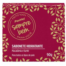 SABONETE HIDRATANTE PANVEL SEMPRE BEM MACADÂMIA 90G