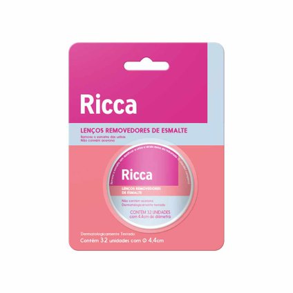 LENÇO REMOVEDOR DE ESMALTE RICCA 32UN