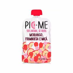 Purê De Frutas Picme Morango, Framboesa E Maçã 100g