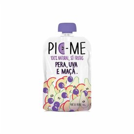 PURÊ DE FRUTAS PICME PERA, UVA E MAÇÃ 100G