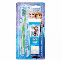 Kit Oral-b Stages Escova + Creme Dental 100g Sortido Frozen/carros