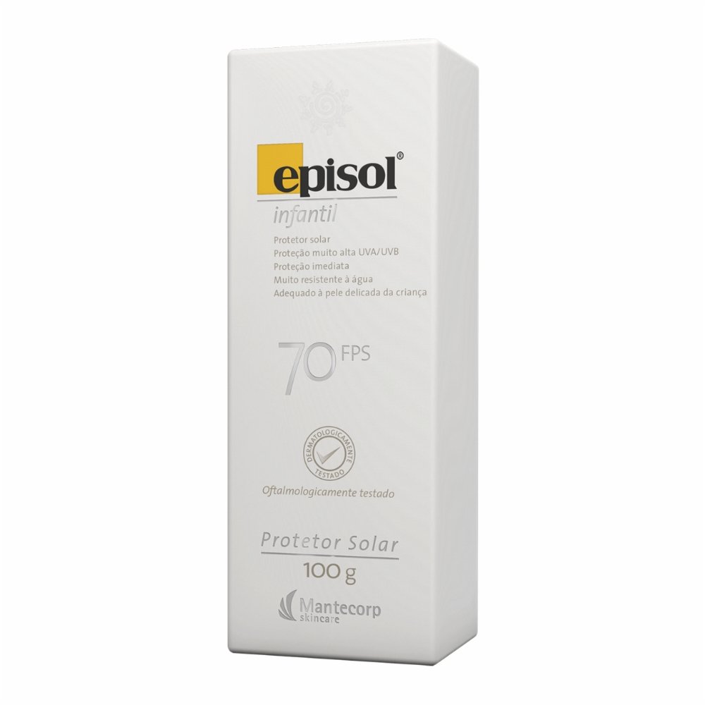 PROTETOR SOLAR EPISOL INFANTIL FPS 70 100G