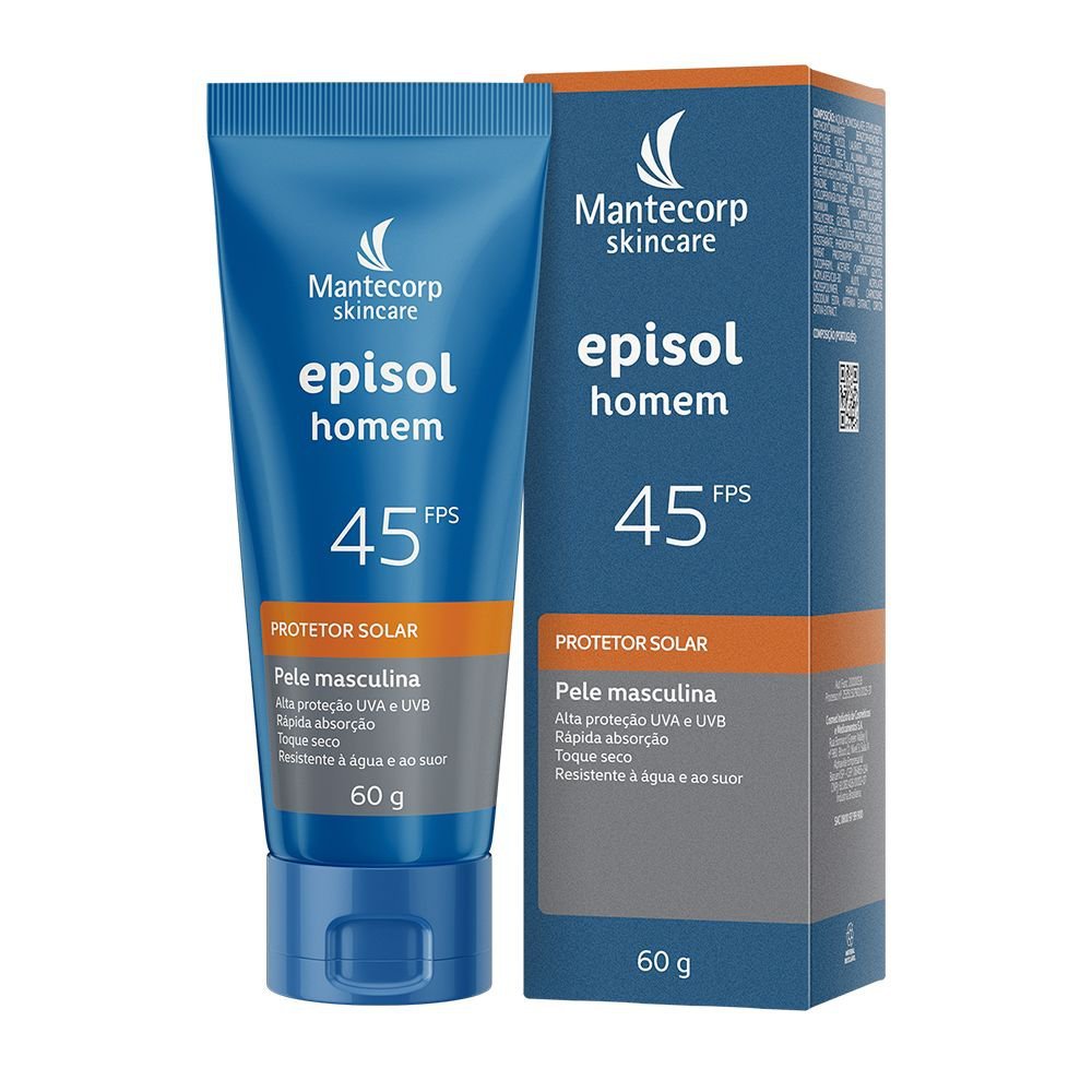 Protetor Solar Episol Homem Fps 45 60g
