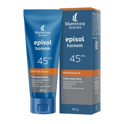 PROTETOR SOLAR FACIAL EPISOL HOMEM FPS 45 60G