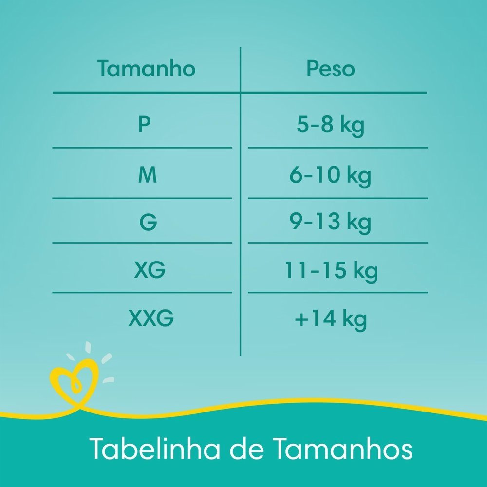 FRALDA PAMPERS CONFORT SEC PACOTÃO P COM 28 UNIDADES
