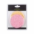 ESPONJA FACIAL ESFOLIANTE DE CELULOSE PANVEL MAKE UP COM 2 UNIDADES