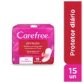 PROTETOR DIÁRIO CAREFREE PROTEÇÃO SEM FRAGRÂNCIA 15 UNIDADES