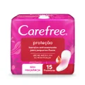 PROTETOR DIÁRIO CAREFREE PROTEÇÃO SEM FRAGRÂNCIA 15 UNIDADES