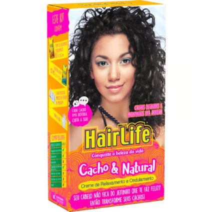 CREME PARA ALISAMENTO HAIRLIFE CACHEADOS/NATURAL 180G