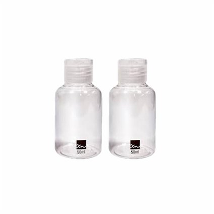 KIT DE FRASCOS PARA VIAGEM OCEANE  - 2 UNIDADES DE 50ML CADA