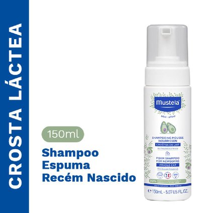 SHAMPOO EM ESPUMA RECÉM NASCIDO MUSTELA 150ML