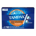 ABSORVENTE INTERNO TAMPAX SUPER PLUS COM 10 UNIDADES