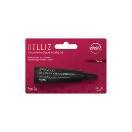 COLA PARA CILIOS POSTICOS BELLIZ 7G PRETO