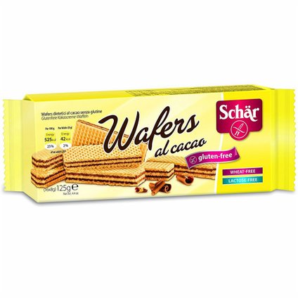 BISCOITO WAFER AL CACÃO SCHAR 125G