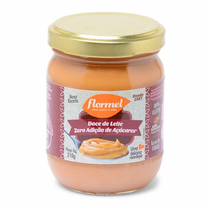 DOCE DE LEITE CREMOSO ZERO FLORMEL 210G