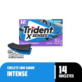 GOMA DE MASCAR TRIDENT FRESH INTENSE 14 UNIDADES