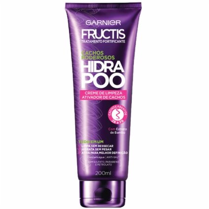 CREME DE LIMPEZA FRUCTIS HIDRAPOO CACHOS 2B/3B 200ML