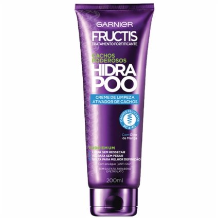 CREME DE LIMPEZA FRUCTIS HIDRAPOO CACHOS 3C/4C 200ML