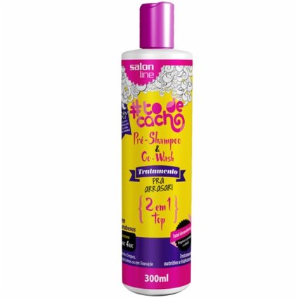 PRÉ SHAMPOO SALON LINE #TODECACHO PRA ARRASAR 2 EM 1 CO-WASH 300ML