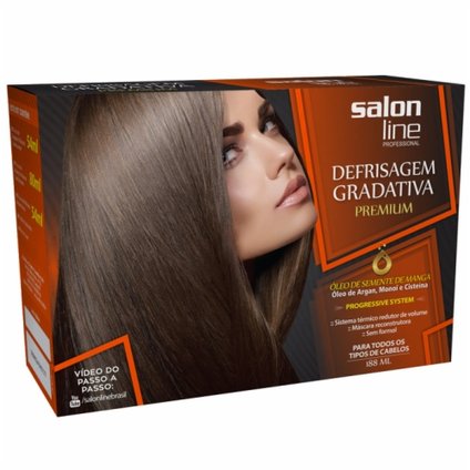 KIT DEFRISAGEM GRADATIVA SALON LINE PARA TODOS OS TIPOS DE CABELOS