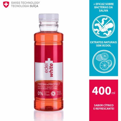 ENXAGUATORIO BUCAL EDEL+WHITE FRESH+PROTECT 400ML