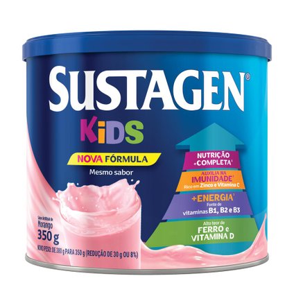 COMPLEMENTO ALIMENTAR SUSTAGEN KIDS SABOR MORANGO 350G