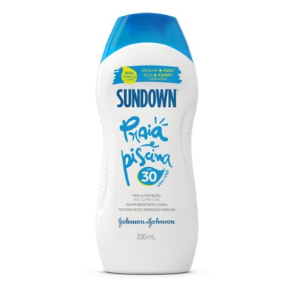 PROTETOR SOLAR SUNDOWN PRAIA E PISCINA FPS 30 200ML