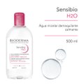 ÁGUA MICELAR BIODERMA SENSIBIO H2O DERMATOLÓGICA CALMANTE PARA PELES NORMAIS A SENSÍVEIS 500ML