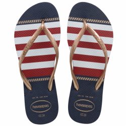 Sandália Havaianas Slim Nautical Marinho 35/36