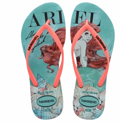 SANDÁLIA HAVAIANAS SLIM PRINCESAS ARIEL 33/34