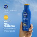 PROTETOR SOLAR NIVEA SUN PROTECT & HIDRATA FPS 70 200ML