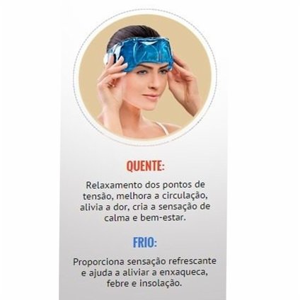TESTEIRA GEL PARA DOR DE CABEÇA TERMOGEL