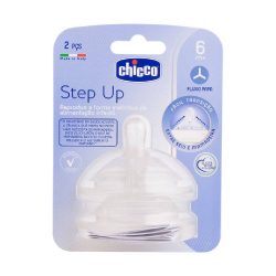 Bico Chicco Step Up 6m+ Fluxo Rapido C/2