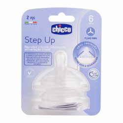 Bico Chicco Step Up 6m+ Fluxo Papa C/2