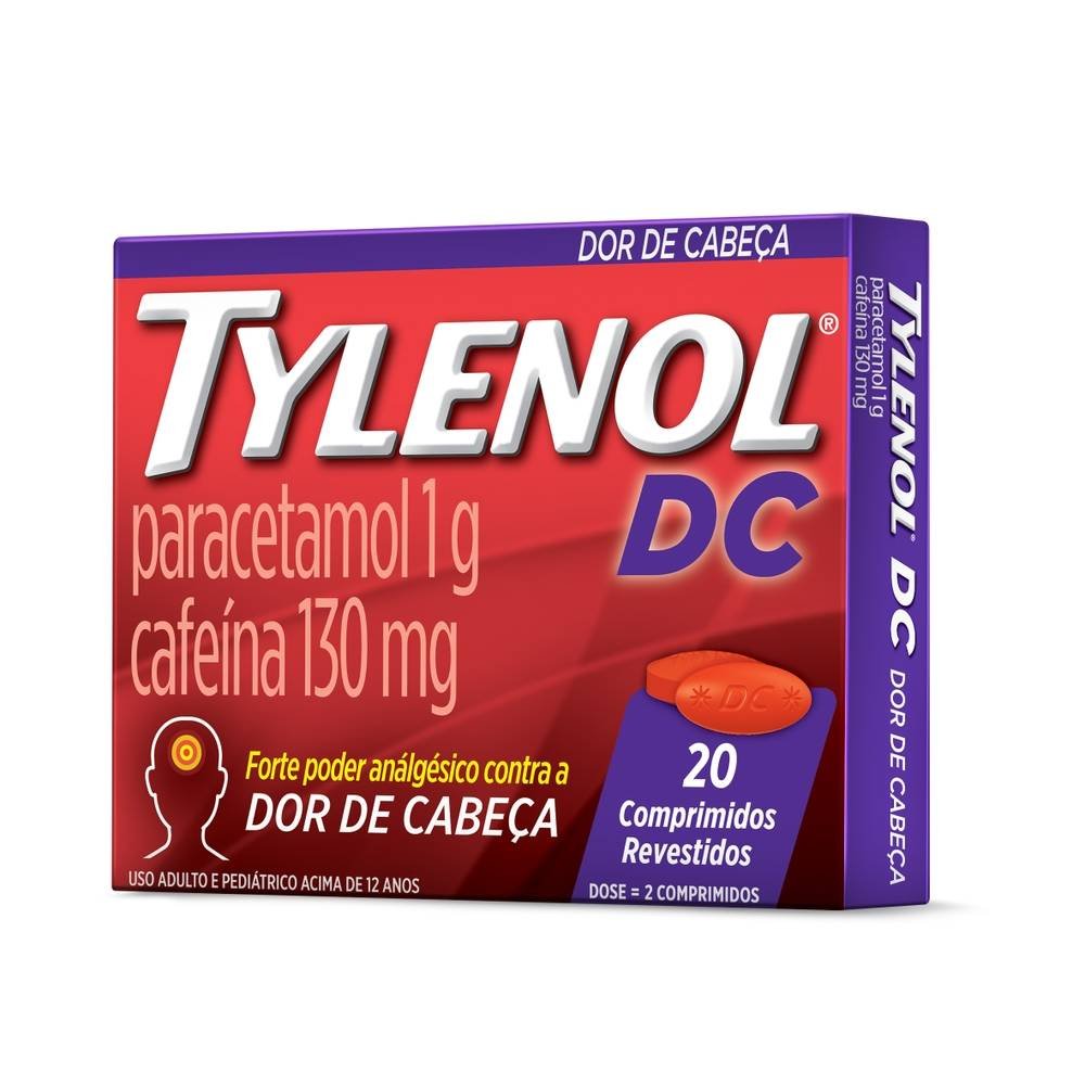 Tylenol Dc 20 Comprimidos - PanVel Farmácias