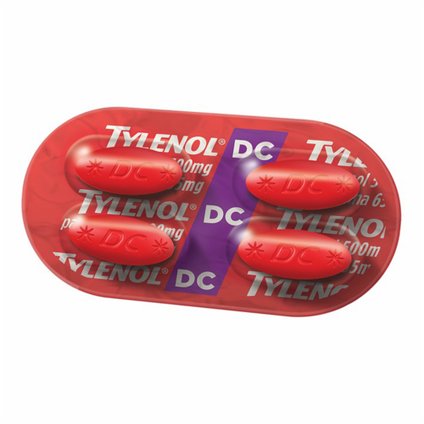 TYLENOL DC 500MG/65MG 25X4 COMPRIMIDOS CAIXA HOSPITALAR