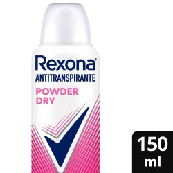 Desodorante Antitranspirante Aerosol Feminino Rexona Powder Dry 72 Horas 150ml