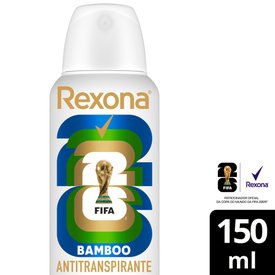 DESODORANTE ANTITRANSPIRANTE AEROSOL REXONA FEMININO BAMBOO 72 HORAS 150ML