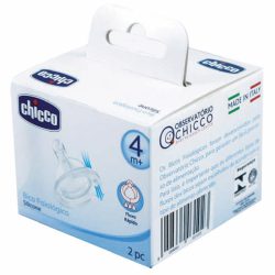 Bico Chicco Fisiologico 4m+ Fluxo Rapido C/2 Unidades