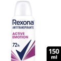 DESODORANTE ANTITRANSPIRANTE AEROSOL FEMININO REXONA ACTIVE EMOTION 72 HORAS 150ML