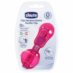 Clip Para Chupeta Com Protetor Chicco Rosa