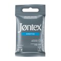 PRESERVATIVO JONTEX SENSITIVE COM 3 UNIDADES