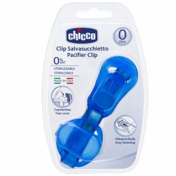 Clip Para Chupeta Com Protetor Chicco Azul