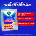 CHÁ PARA GRIPE VICK PYRENA SABOR MAÇÃ E CANELA 5G