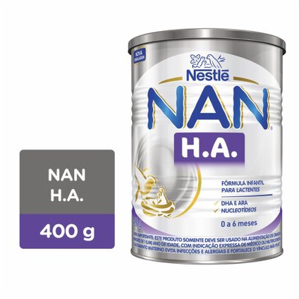 NESTLÉ NAN H.A. FÓRMULA INFANTIL LATA 400G