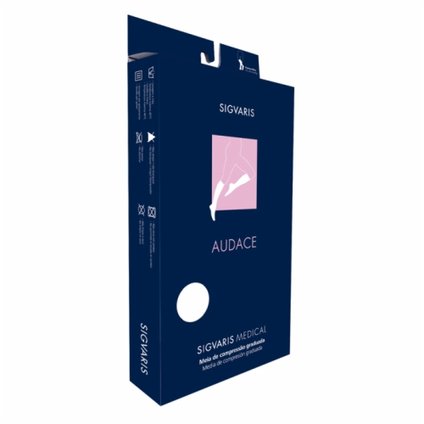 SIGVARIS AUDACE 3/4 BEGE PONT ABERTA G 15-20MMHG