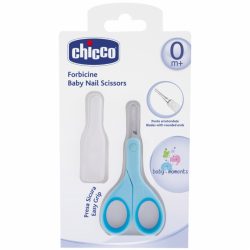 Tesoura Chicco Com Protetor Azul