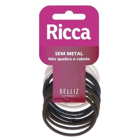 ELASTICO PARA CABELO BASICS 3MM R/892 COM 10 UNIDADES