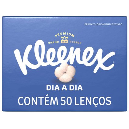LENÇOS KLEENEX KIDS 50 UNIDADES